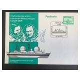 Astronaut Sigmund Jahn signed first day cover
