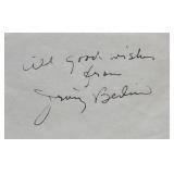 Irving Berlin signature slip