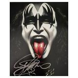 Kiss Gene Simmons signed photo