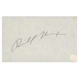 Richard Nixon signature cut