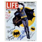 Batman TV Series signed Life Magazine.