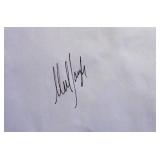 Rolling Stones Mick Taylor signature slip