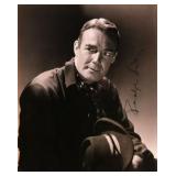 Randolph Scott signed portrait photo