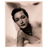 Dorothy Lamour signed portrait photo