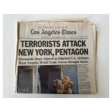 NY Times sept 12 2001- Pentagon attacked