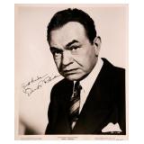 Edward G. Robinson signed portrait photo