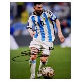 Lionel Messi signed photo