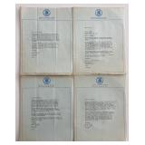 Reuven Rubin signed "The Prophets " Collectors...