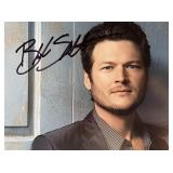 Blake Shelton signed photo