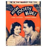 Janet Gaynor signed sheet music