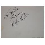 Babe Ruth signature slip