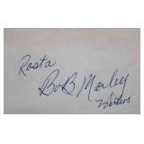 Bob Marley signature slip