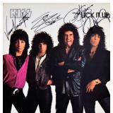 Kiss signed Lick It Up album