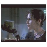 Hellraiser IV Valentina Vargas signed movie photo
