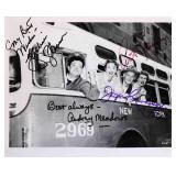 Honeymooners cast signed photo