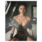 Star Wars Daisy Ridley signed movie photo