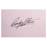 The Beatles Ringo Starr signature slip