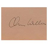 Orson Welles signature slip