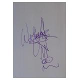 Wolfman Jack signed slip