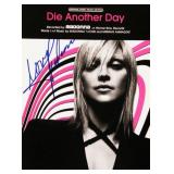 Madonna signed sheet music