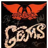 Aerosmith signed "Gems" album