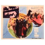 Gone With The Wind cast signed lobby card