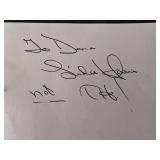 Planet of the Apes linda harris autograph