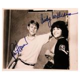 Ron Howard and Cindy Williams signed Happy Days...