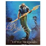 The Little Mermaid Javier Bardem signed movie...