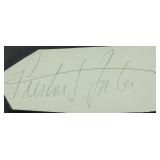 Annie Oakley Preston Foster signature cut