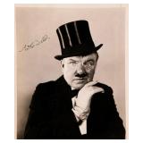 W. C. Fields signed portrait photo