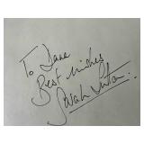 Doctor Who Sarah Sutton autograph