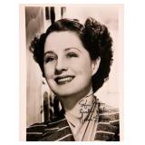 Norma Shearer signed portrait photo