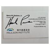 Former United States Secretary of the Treasury...