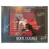 Body Double signed movie poster