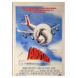 Airplane cast signed movie poster