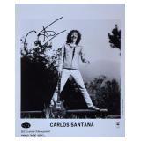 Carlos Santana signed promo photo