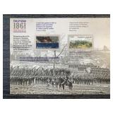 Civil War A Nation Touched With Fire stamp sheet