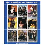 U2 - Commemorative Cinderella Stamp Set