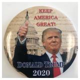 Keep America Great Donald Trump 2020 pin