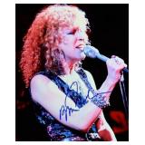 Bette Midler signed promo photo