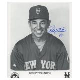 NY Met Bobby Valentine signed photo