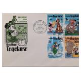 1980 Togo Disney Characters First Day Cover