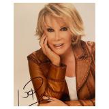 Comedian Joan Rivers signed photo