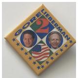 Al Gore campaign pin