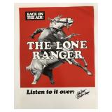 The Lone Ranger John Hart signed original radio...