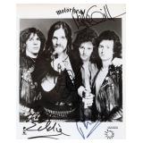 Motorhead signed promo photo