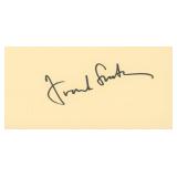 Frank Sinatra signature cut