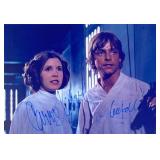 Star Wars Carrie Fisher and Mark Hamill...