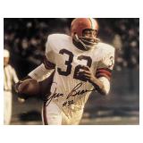 Jim Brown facsimile signed photo